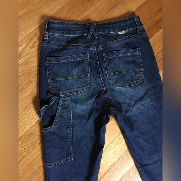 Sky & Sparrow carpenter painter high waist jeans size 7 - Picture 3 of 7